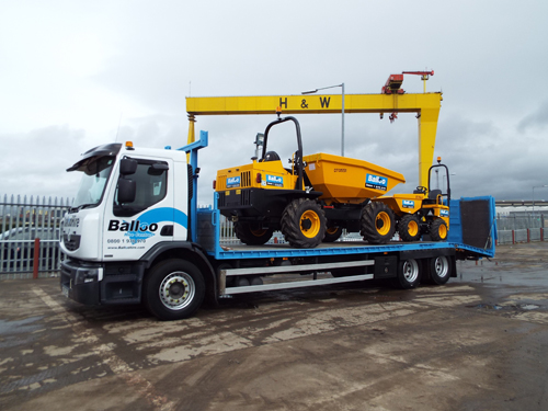 Delivery and Collection at Balloo Hire