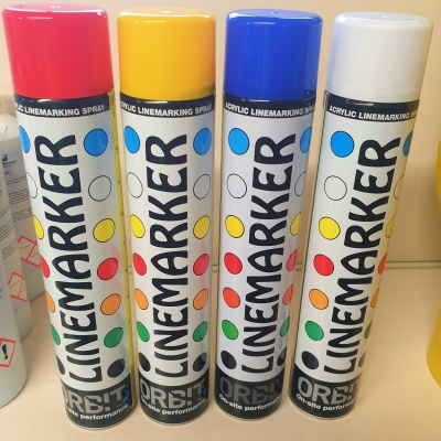 line mark paint cans 